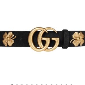 Gucci Marmont GG rare clover belt